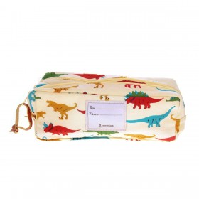 Trousse double zip Dino