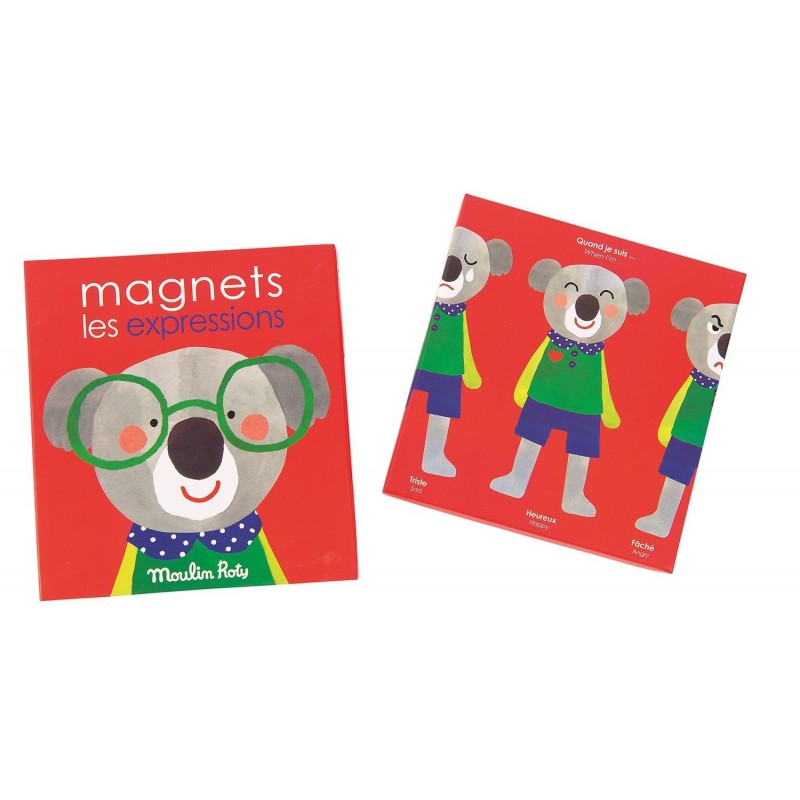 Jeu magnétique des expressions - Les Popipop Jeu magnétique des expressions - Les Popipop