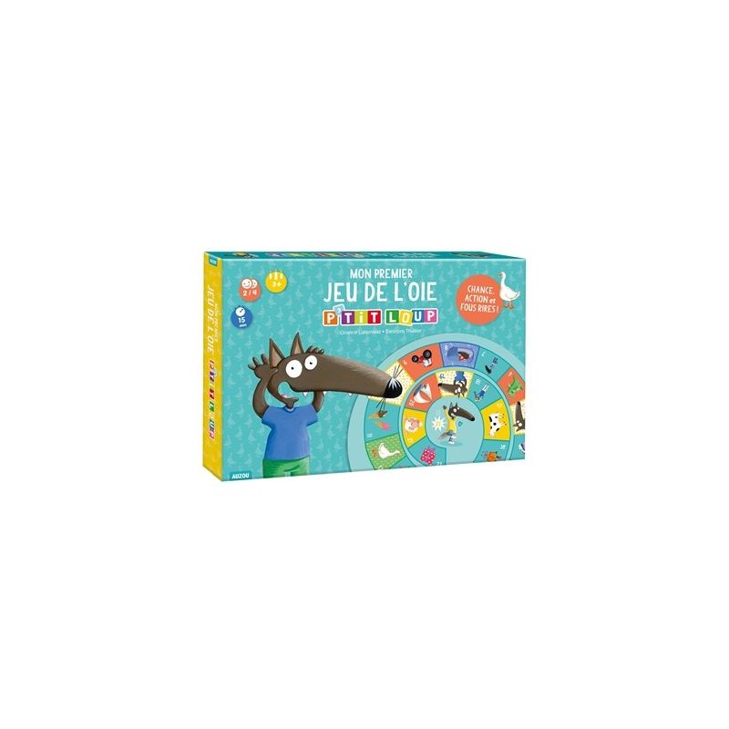 Mon premier jeu de l'oie P'tit Loup : chance, action et fous rires ! Mon premier jeu de l'oie P'tit Loup : chance, action et fous rires !
