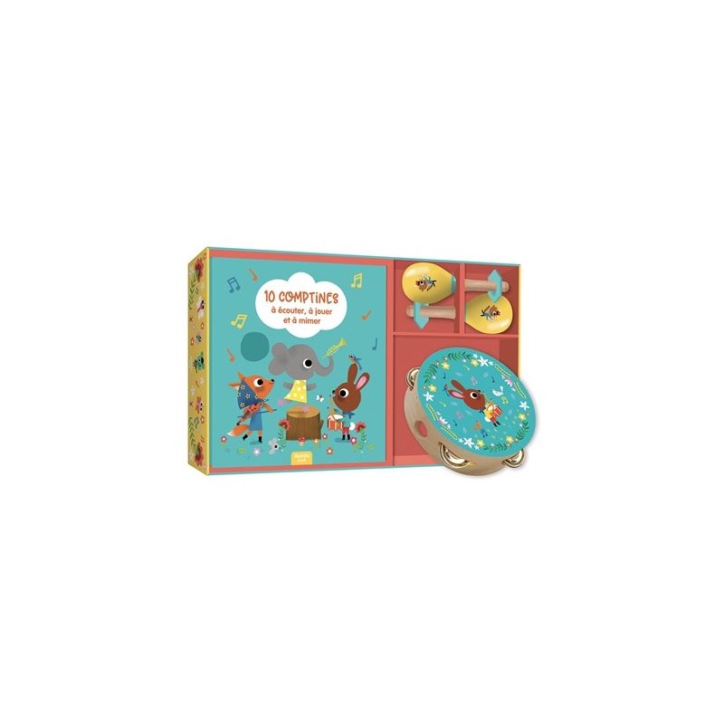 10 comptines à écouter, à jouer et à mimer : mon coffret d'éveil musical 10 comptines à écouter, à jouer et à mimer : mon coffret d'éveil musical