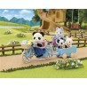 La fille panda, son vélo et sa remorque - Sylvanian Families