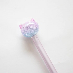 Stylo magique - Chat mauve