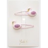 Barrettes - Paire de cygnes