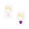 Collier avec pendentif coeur