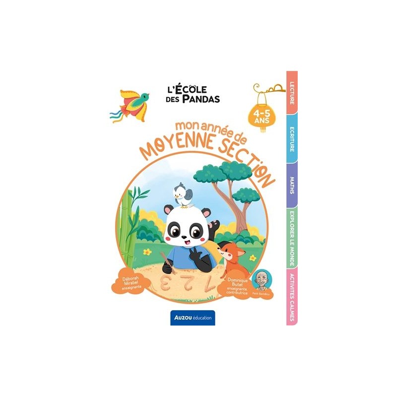 L'école des pandas : mon année de moyenne section, 4-5 ans