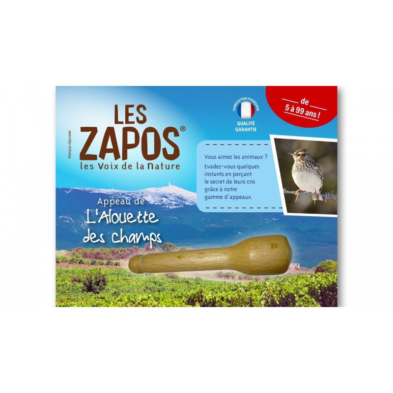 Appeau de L'Alouette des champs - Les Zapos