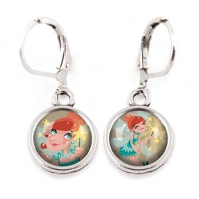 Boucles d'oreille pendantes...