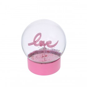 Boule à paillettes - Love