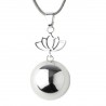 Bola bijou de grossesse argent - Lotus