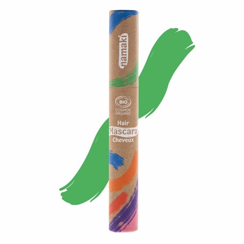 Mascara pour cheveux vert