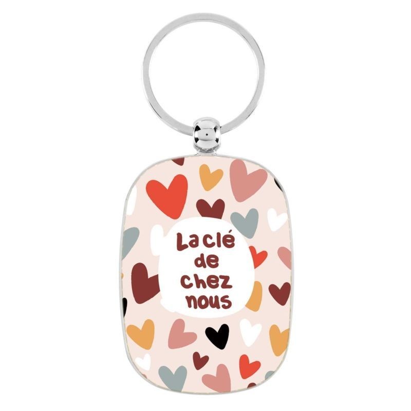 Porte-clés OPAT - La clé de chez nous (des bisous) Porte-clés OPAT - La clé de chez nous (des bisous)