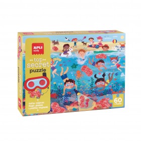 Puzzle secret - plage
