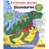 Coloriages malins - Dinosaures : lettres et nombres (GS)