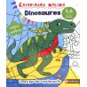 Coloriages malins - Les dinosaures lettres et nombres - 5-6 ans GS