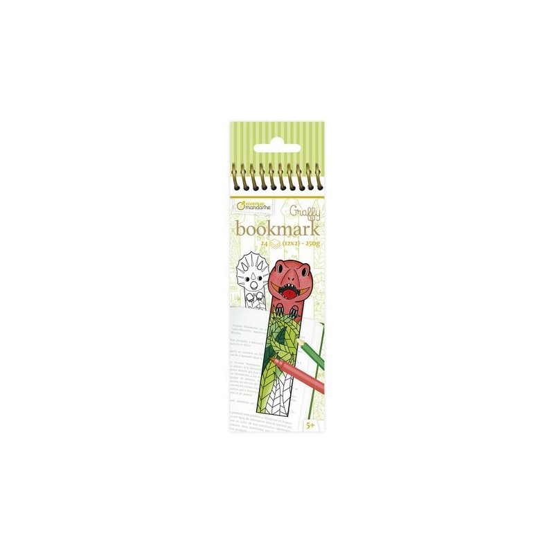 Graffy Bookmark - Dinosaures Graffy Bookmark - Dinosaures