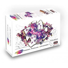 Puzzle arc-en-ciel en bois...