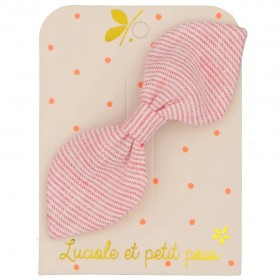 Barrette noeud lapin - Rayé...