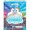 Où sont encore cachées les licornes ? - bloc avec un feutre effaçable