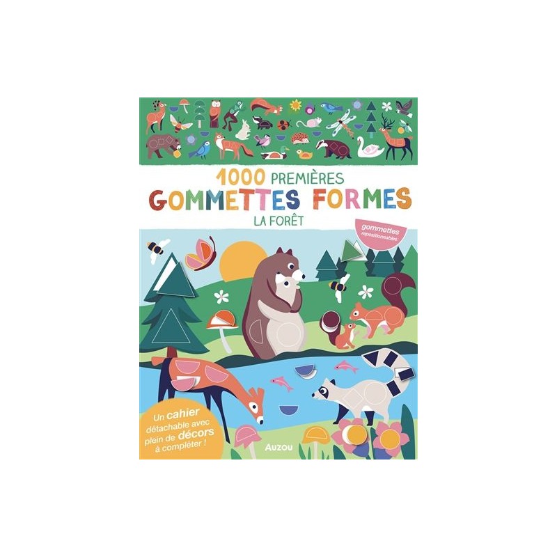 1000 premières gommettes formes - La forêt