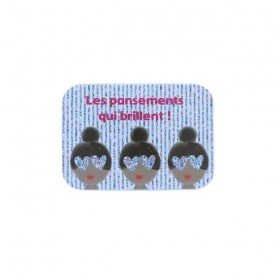 Boîte de pansements paillettes