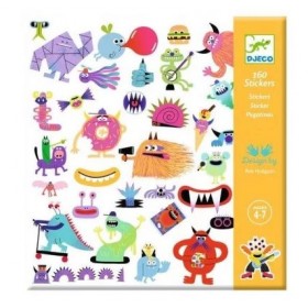 160 stickers - Monstres