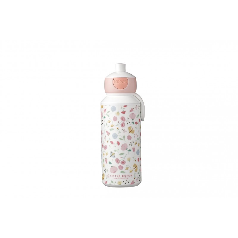 Gourde pop-up campus 400 ml - Flowers & butterflies