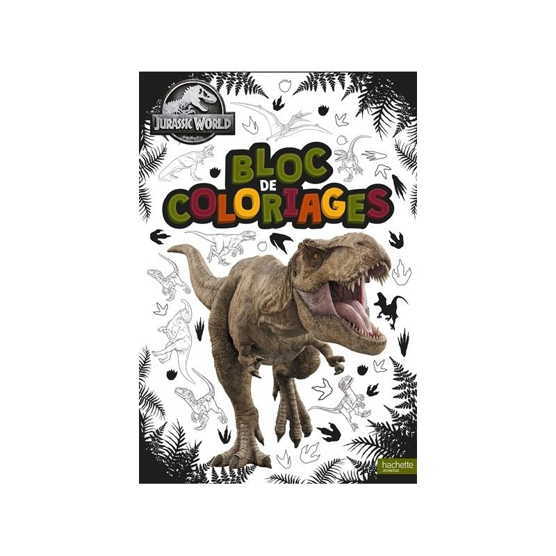 Bloc de coloriages - Jurassic World