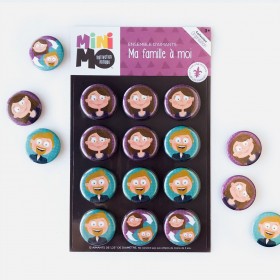 Lot de 12 aimants - Ma...