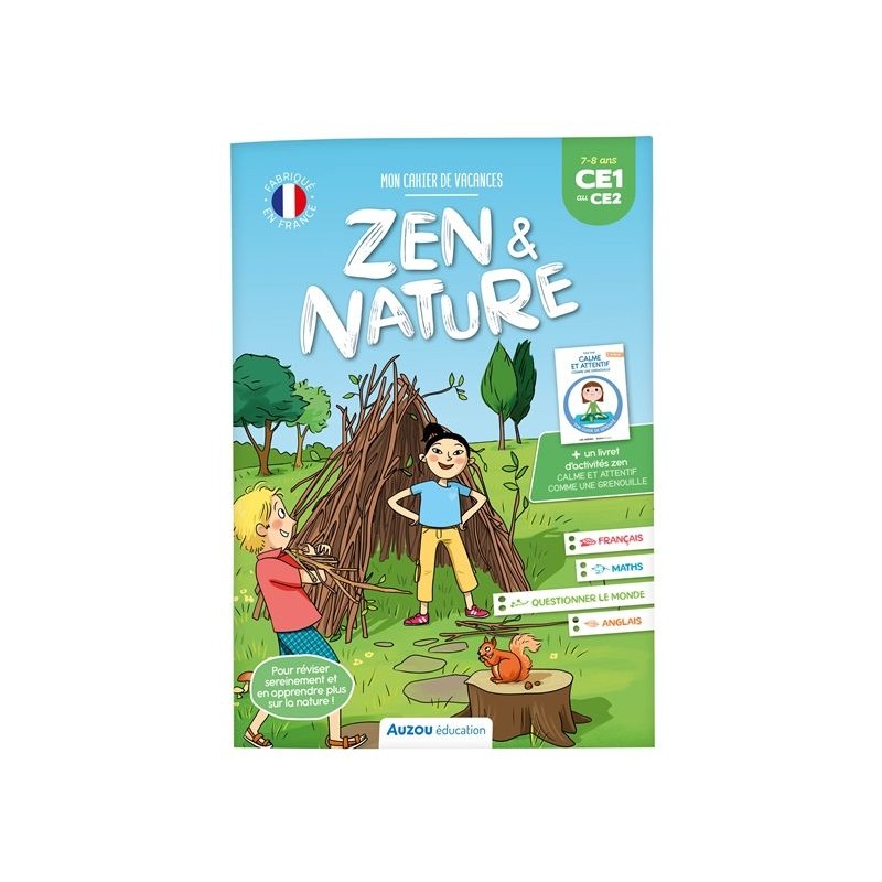 Mon cahier de vacances zen & nature CE1 au CE2, 7-8 ans : 2023
