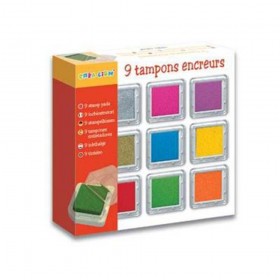 9 tampons encreurs