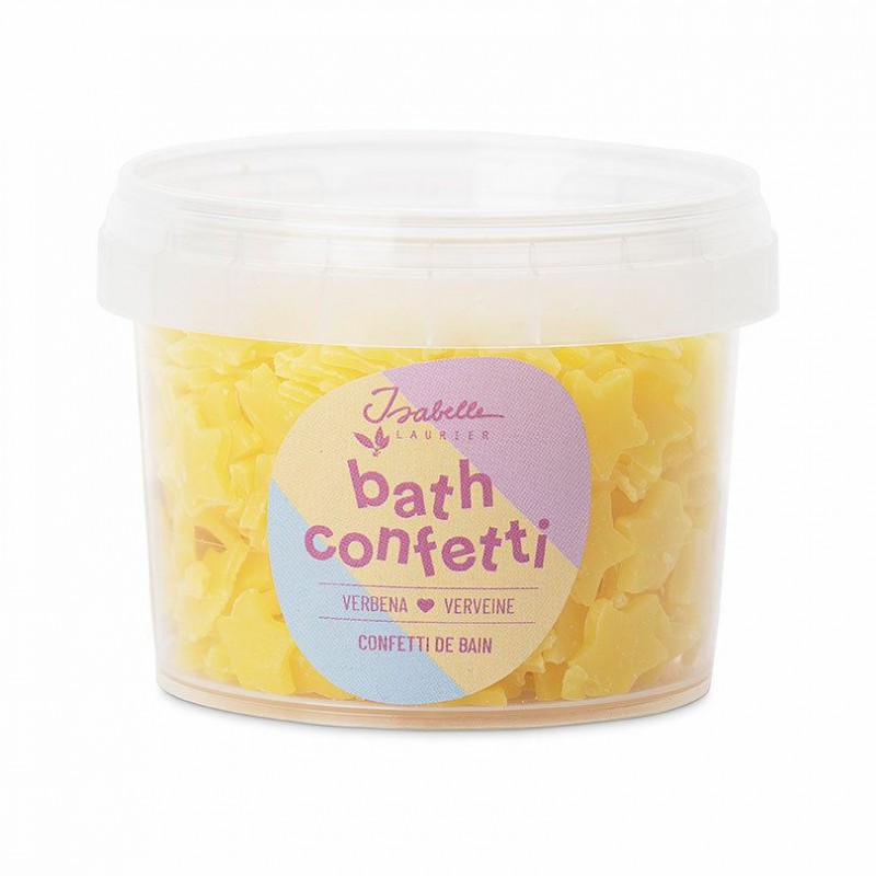 Confettis de bain jaunes - Verveine