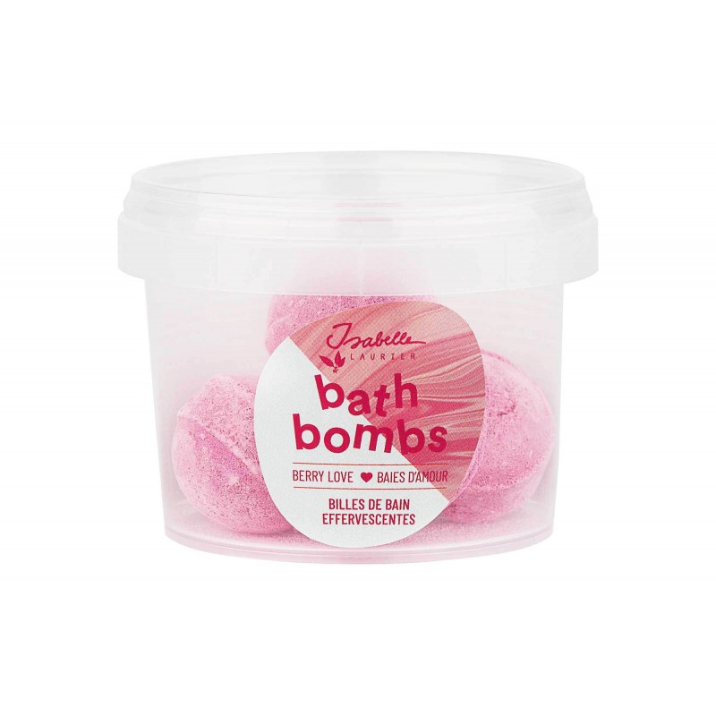 Minis bombes de bain roses foncées - Framboise