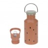 Gourde enfant inox Prints caramel