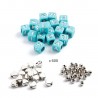 Oh ! Les perles - 1000 Perles alphabet, Argent