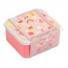 Set de 4 boîtes à tartines/goûter - Crème glacée