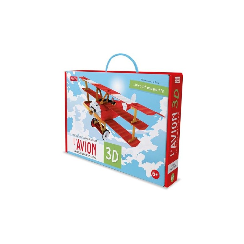 Voyage, découvre, explore L'avion 3D l'histoire de l'aviation