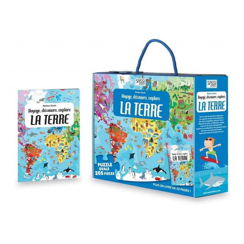 Puzzle Voyage, découvre, explore - La Terre