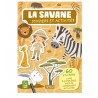 Livre d'activités et stickers - La savane