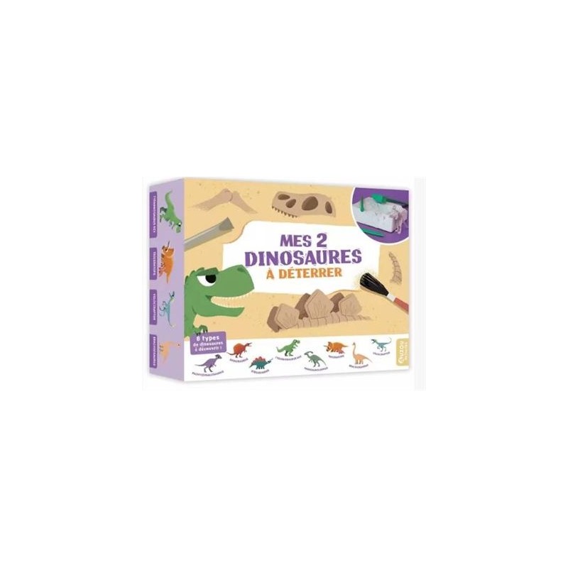 Mes 2 dinosaures à déterrer Mes 2 dinosaures à déterrer