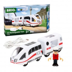 BRIO® Figurine locomotive à piles super rapide bois 36003