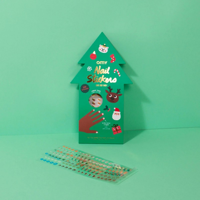 Petites gommettes pour les ongles - Ho Ho Ho !