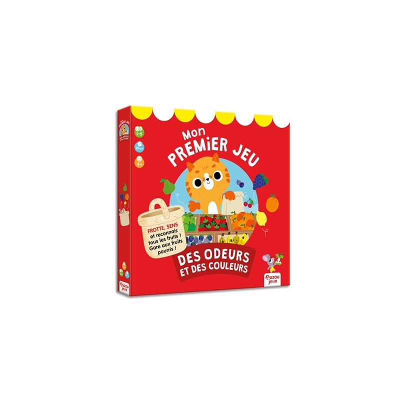 Mon premier jeu des odeurs et des couleurs : frotte, sens et reconnais tous les fruits ! Gare aux fruits pourris ! Mon premier jeu des odeurs et des couleurs : frotte, sens et reconnais tous les fruits ! Gare aux fruits pourris !