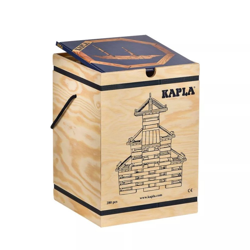 Kapla 280pcs et livre d'art - BLEU Kapla 280pcs et livre d'art - BLEU
