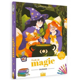 Coloriages Ecole de magie :...