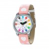 Montre Twistiti chiffres - Bracelet coeurs