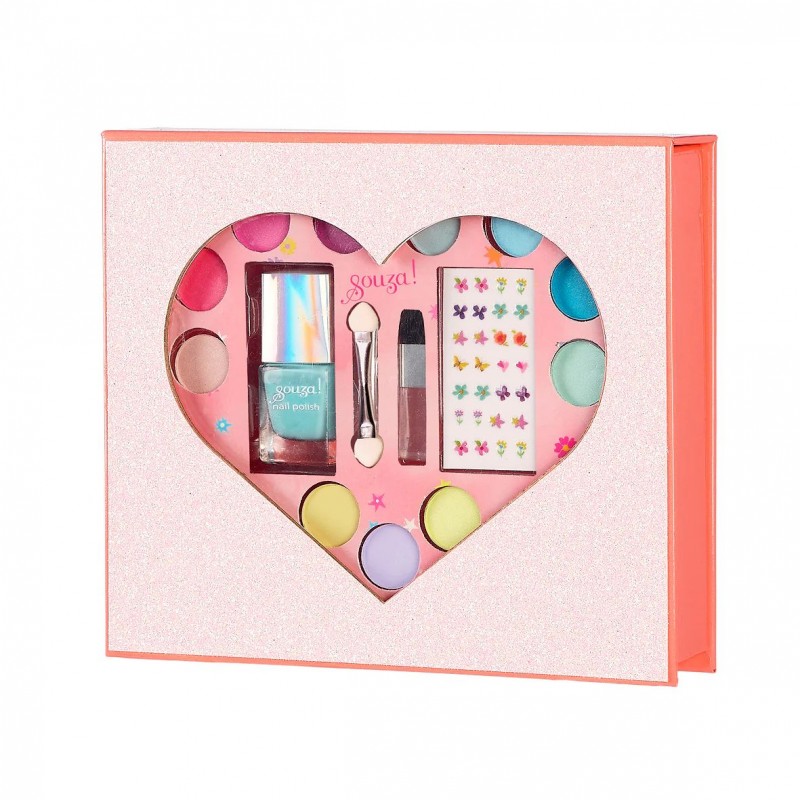 Coffret cadeau maquillage - Coeur Coffret cadeau maquillage - Coeur