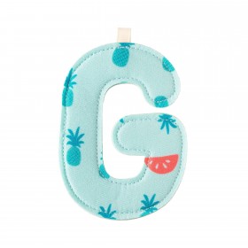 Lettre en tissu G