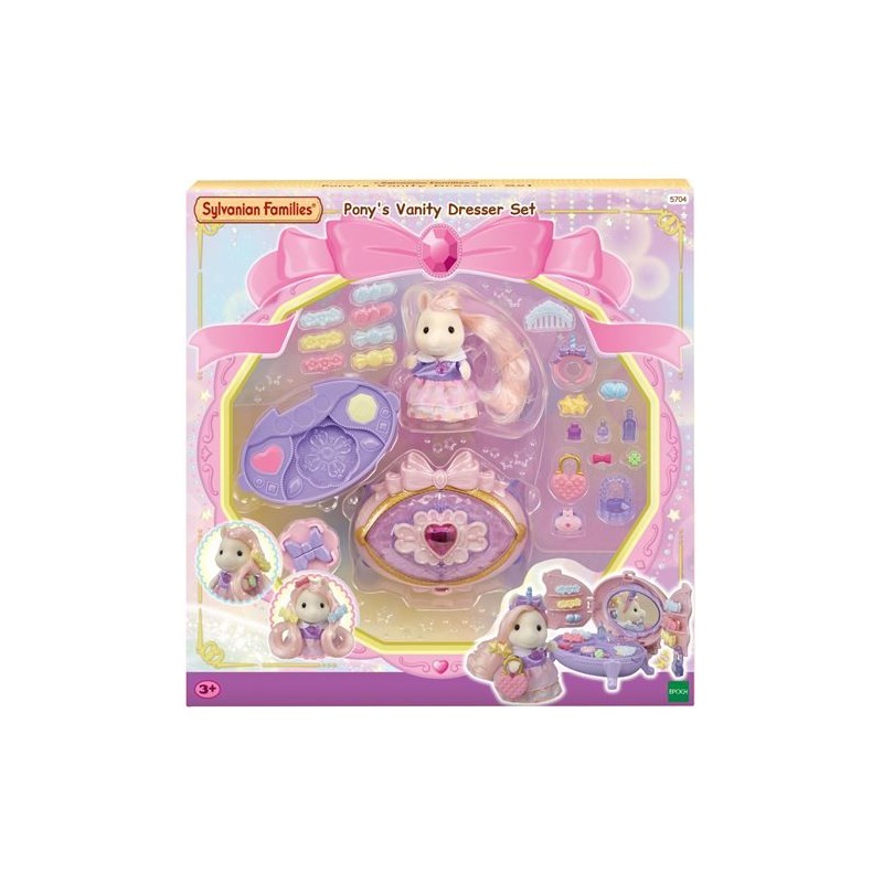 La coiffeuse de la fille Poney - Sylvanian Families