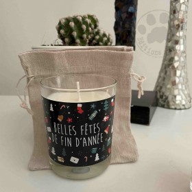 Bougie - Belles fêtes de...