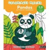 Coloriages malins - Pandas : lettres et nombres (GS)
